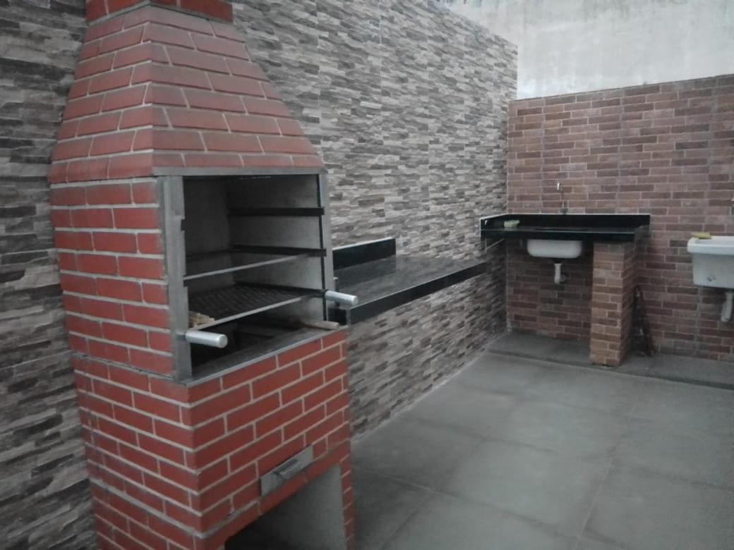 Casa Temporada Com Wi-Fi E Garagem Privativa Peruibe Villa Bagian luar foto